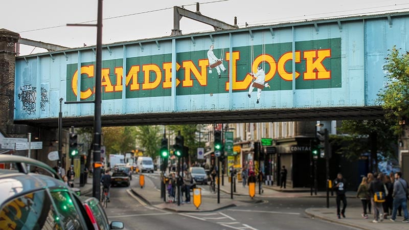 Road Sign to the World Famous Camden Market