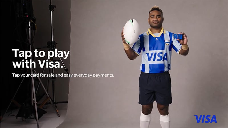Tap to play with Visa