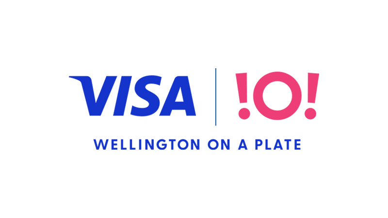 Logo of Wellington on a Plate and logo of Visa, proud sponsor of the Olympics, NFL, Wellington on a Plate, and more